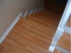 Installing hardwood flooring on stairs