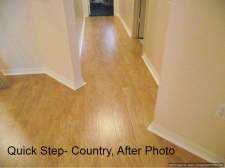 After photo, installed Quick Step Country in hallway