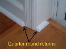 Cutting Quarter Round Returns